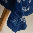 Indigo Floral Print Soft Cotton Table Cover Cloth Online