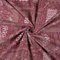 Dabu Block Floral Print Kantha Design Fabric