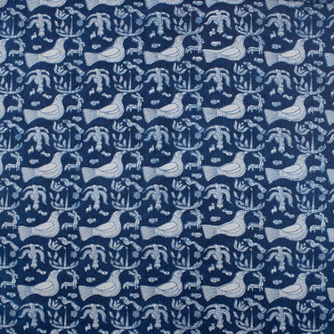 Bird Print Kantha Fabric Online