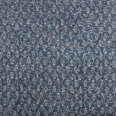 Indigo Kantha Cotton Fabric Online