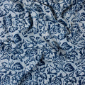 kantha fabric indigo blue print online