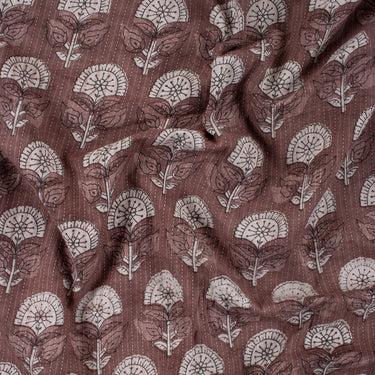 Kashish Block Printed Cotton Kantha Fabric Online