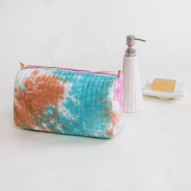 Tie Dye Women Travel Toiletry Bag