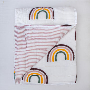 Newborn Baby Blanket Block Printed Soft Mulmul Cotton Online