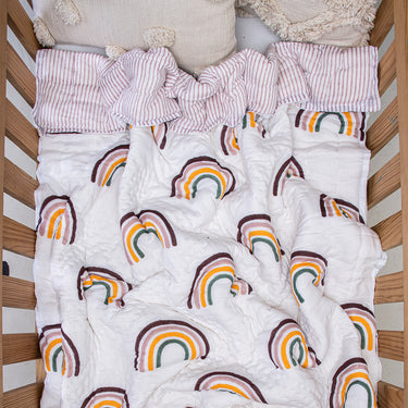 Newborn Baby Blanket Block Printed Soft Mulmul Cotton Online