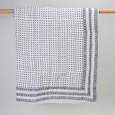 Custom Baby Blankets Block Polka Dots Printed Soft Online