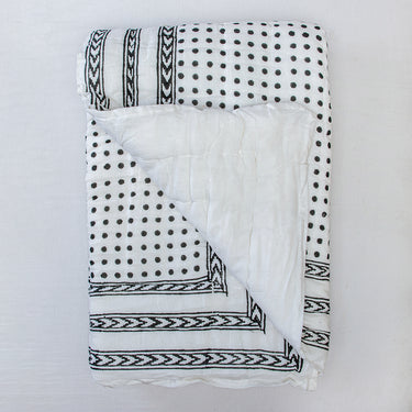 Custom Baby Blankets Block Polka Dots Printed Soft Online