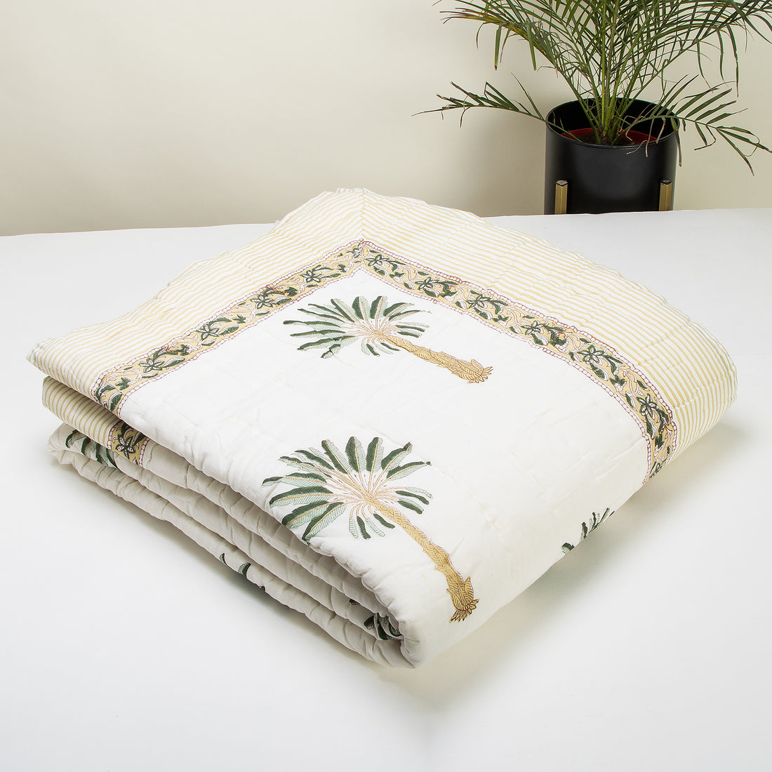 Palm Print Soft Cotton Best Jaipuri Razai Online