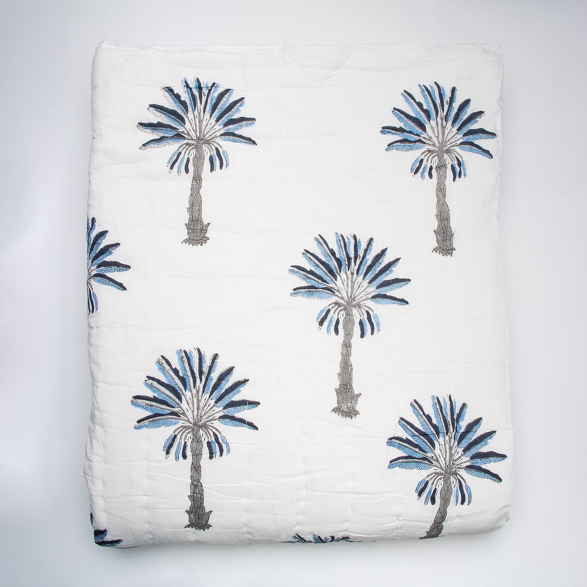 Palm Print Soft Cotton Traditional Handmade Jaipuri Razai Set Online