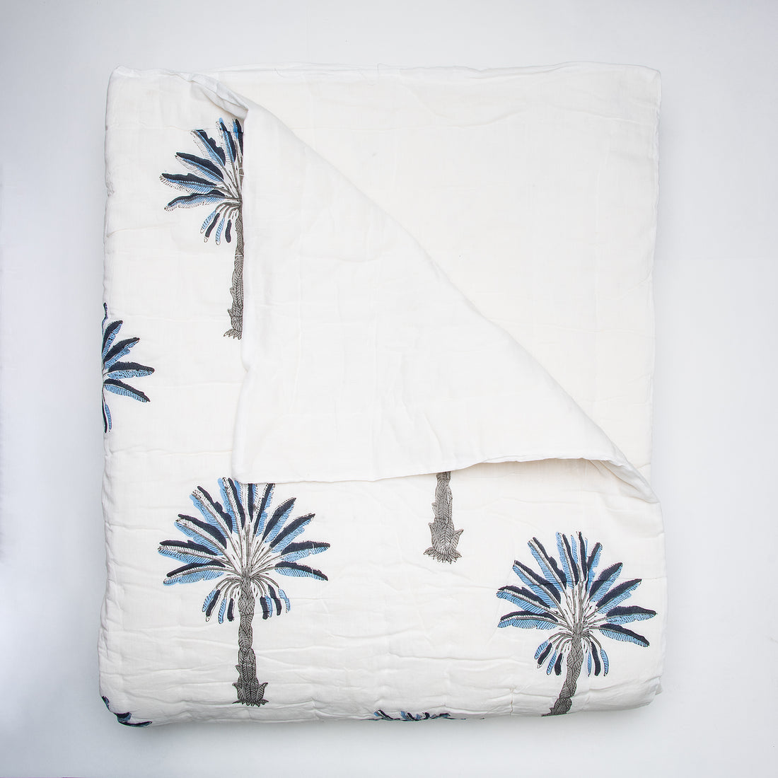 Palm Print Soft Cotton Traditional Handmade Jaipuri Razai Set Online