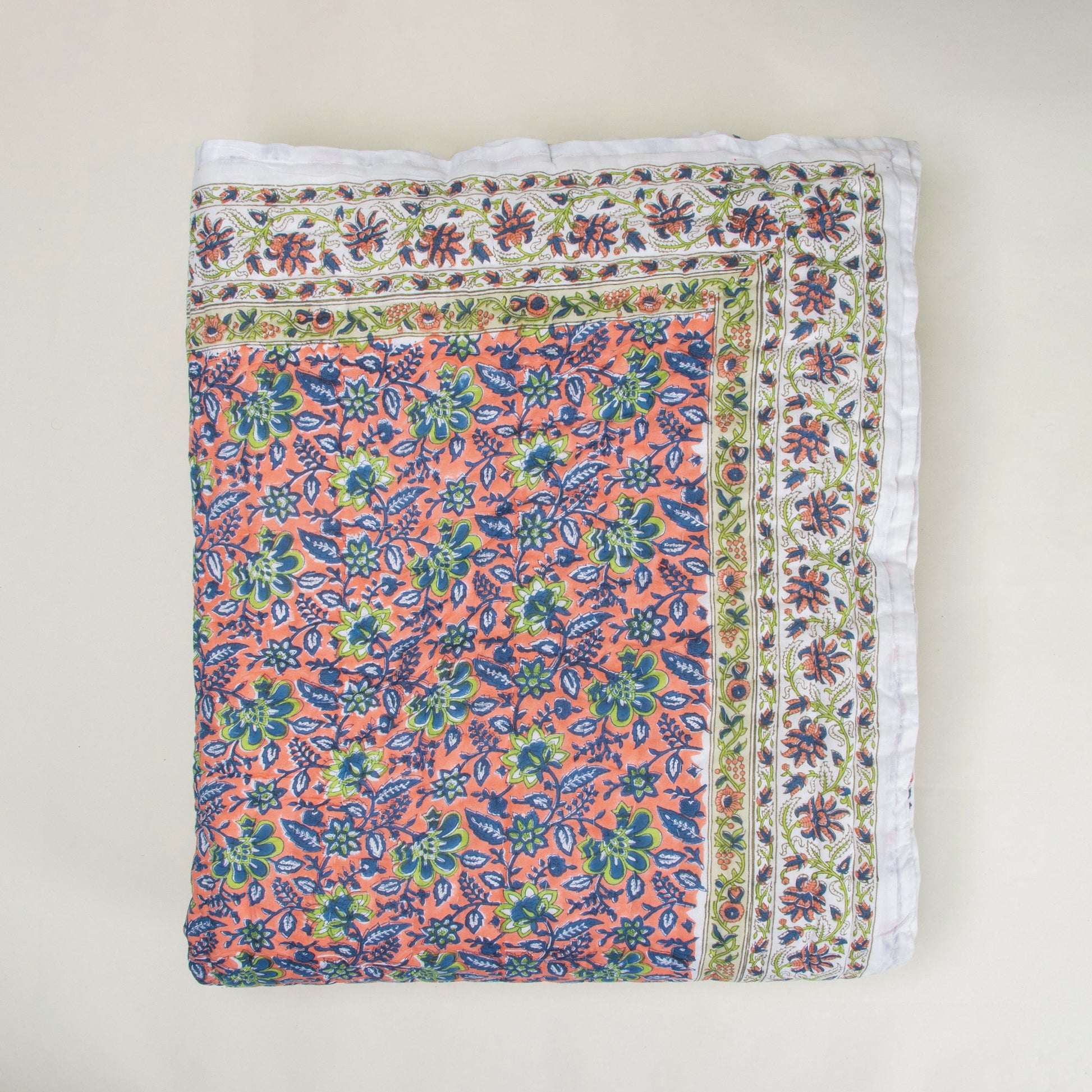 Handmade Organic Cotton Reversible Jaipuri Quilts Online