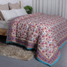 Premium Quality Hand Block Floral Print Jaipuri Quilt