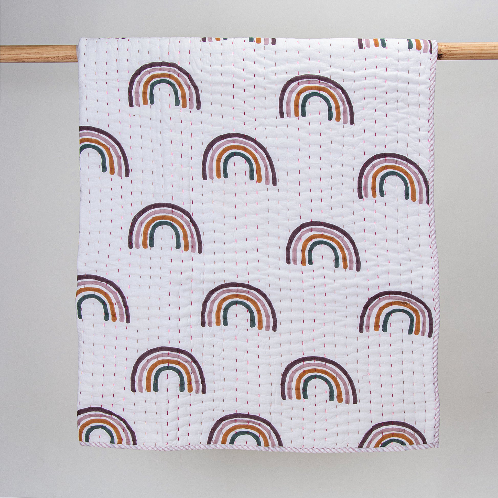 Rainbow Soft Cotton Baby Blankets And Quilts Online