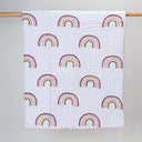 Multicolor Rainbow Soft Cotton Baby Blankets Online