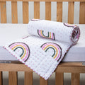 Multicolor Rainbow Soft Cotton Baby Blankets Online