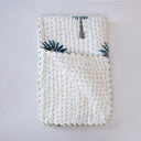 Softest Blue Palm Tree Cotton Baby Boy & Girl Blankets Online