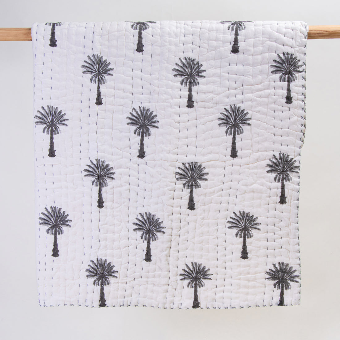 Muslin Baby Blankets Grey Palm Tree Soft Cotton Online