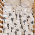 Muslin Baby Blankets Grey Palm Tree Soft Cotton Online