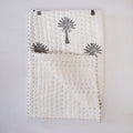 Muslin Baby Blankets Grey Palm Tree Soft Cotton Online