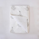 Baby Blankets For Summer in Black Palm Tree Soft Cotton Online