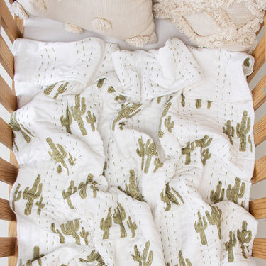 Cactus Soft Cotton Baby Newborn Receiving Blanket Online