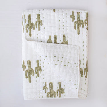 Cactus Soft Cotton Baby Newborn Receiving Blanket Online