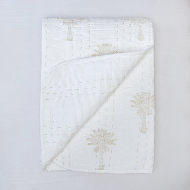 Palm Tree Cotton Baby Blankets Online