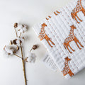 Softest & Stylish Giraffe Print Soft Cotton Baby Blanket Online