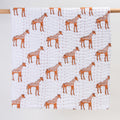 Softest & Stylish Giraffe Print Soft Cotton Baby Blanket Online