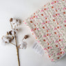 Baby Blankets For Winter Floral Printed Soft Mulmul Cotton Newborn