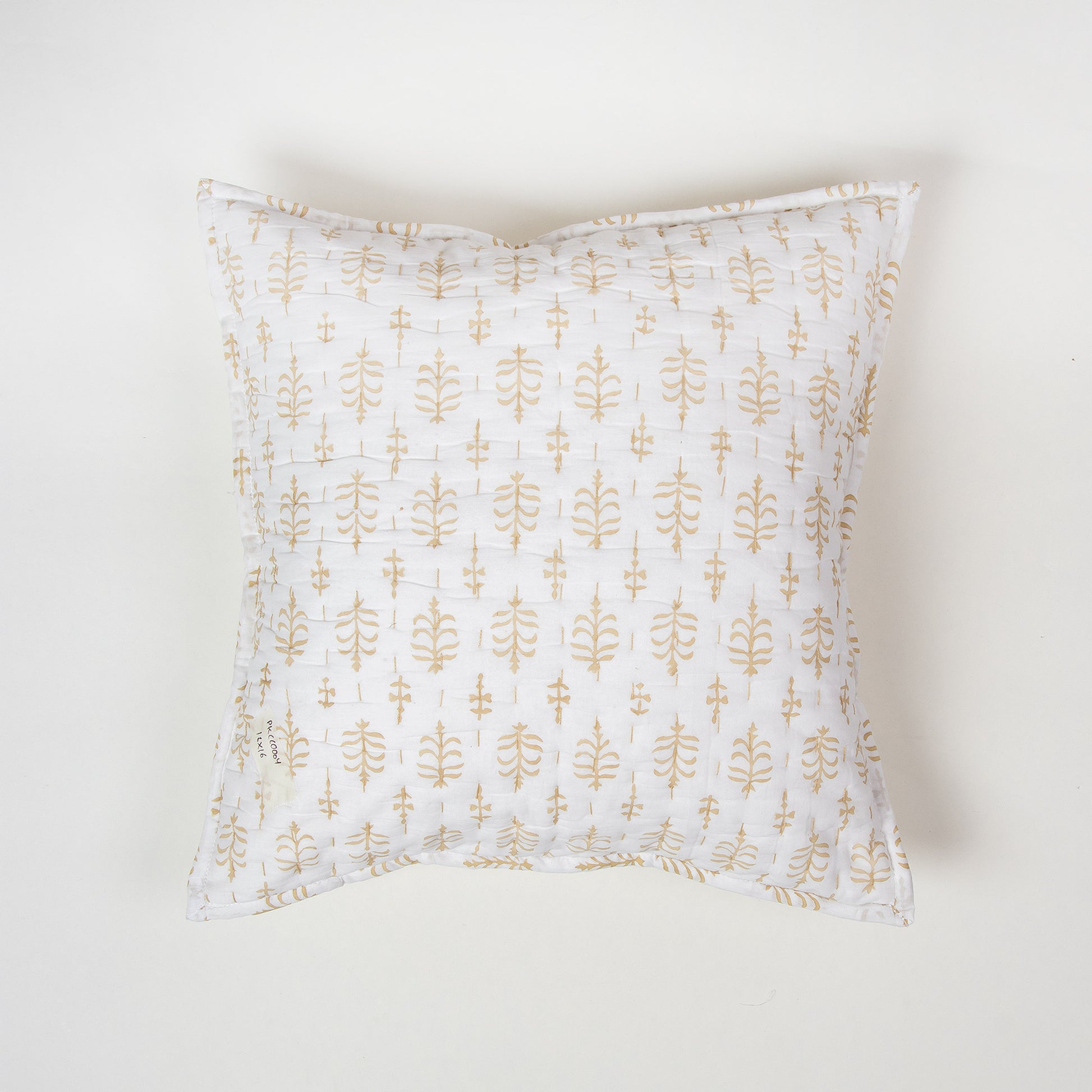 Cushion Covers Hand Block Leaf Printed Kantha Online