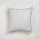 Luxury Grey Stripes Printed Cotton Cushion Cover Online