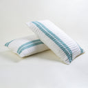 Stripe Printed Cotton Kantha Quilted Pillow Case Pattern