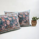 Handmade Floral Print Pure Cotton Winter Pillow Covers