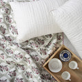 Multicolor Floral Print Soft Cotton Machin Quilts & Comforters