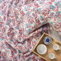 Multicolor Floral Block Printed Soft Cotton Machine Quilt Online