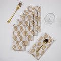 Handmade Printed Cotton Eco Friendly Organic Napkins