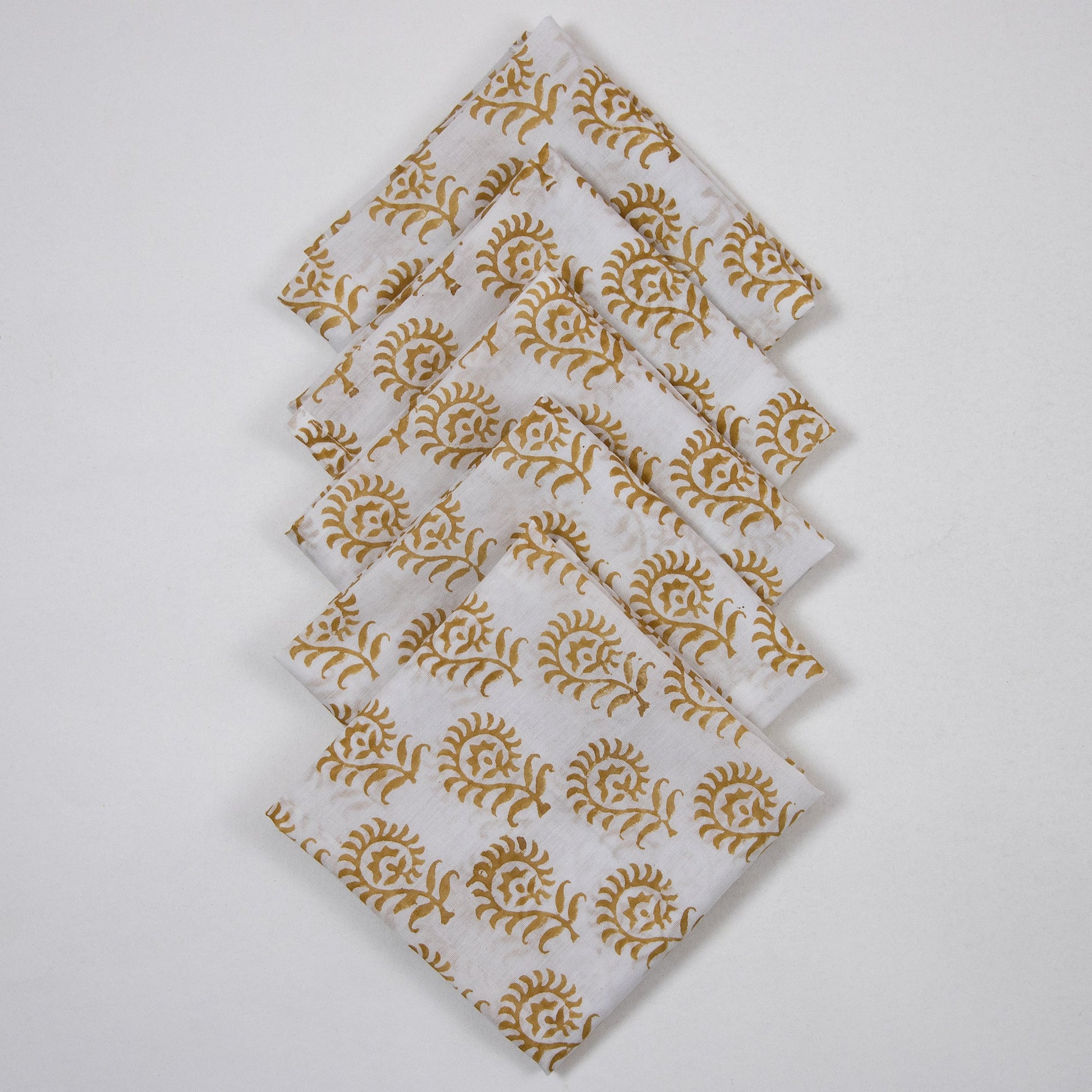 Handmade Printed Cotton Eco Friendly Organic Napkins