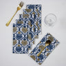 Hand Block Flower Print Cotton Dining Table Napkins Online