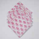 Beautiful Block Printed Cotton Reusable Cloth Organic Napkins Online