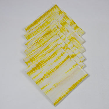 Indian Handmade Soft Yellow Cotton Napkins Online