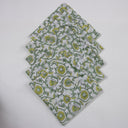 Green Handmade Soft Cotton Dining Table Napkins Online