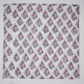 Light Pink Floral Printed Pure Cotton Table Napkins Online