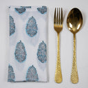 Dining Table Napkins: Softest Floral Block Printed Cotton Reusable Online