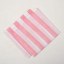 Hand Block Stripes Printed Cotton Dining Table Napkins Online