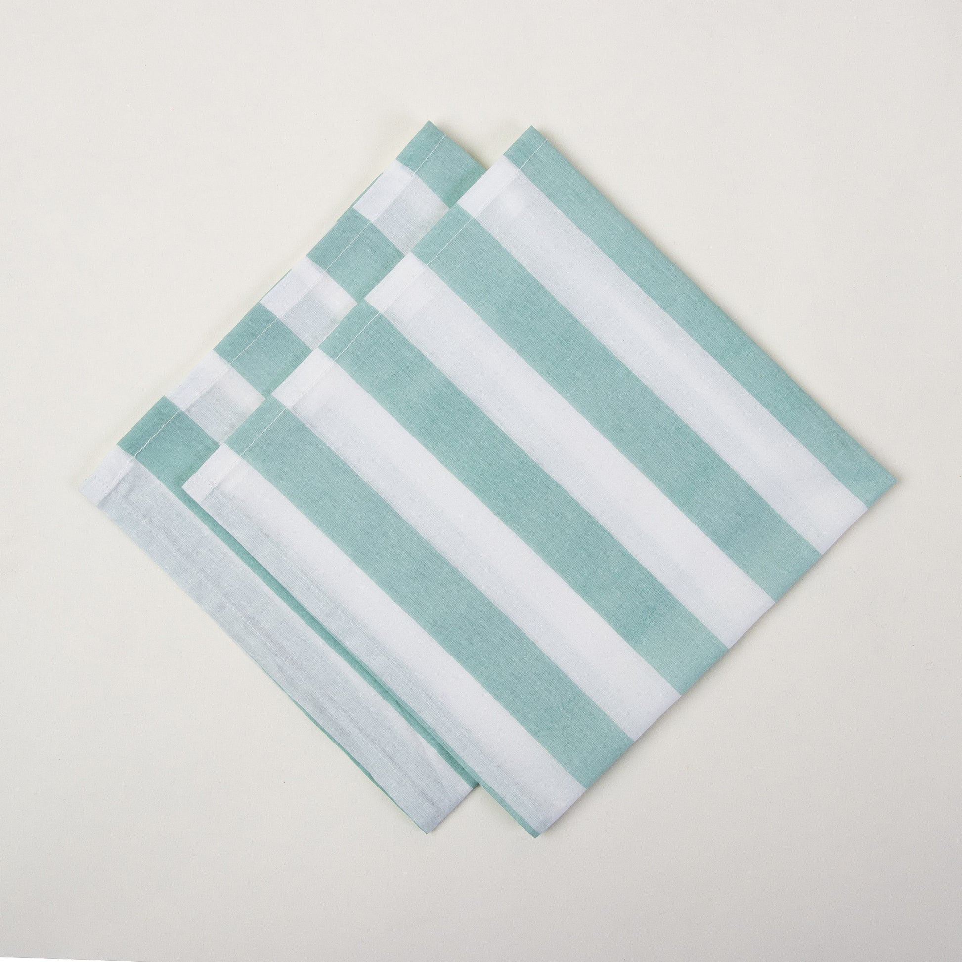 Hand Block Stripes Print Reusable Cotton Napkins Online