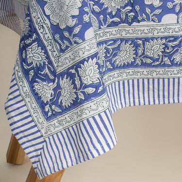 Block Printed Cotton Dining Table Cover Online