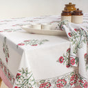 Boota Floral Block Print Cotton Modern Dining Table Cover Online