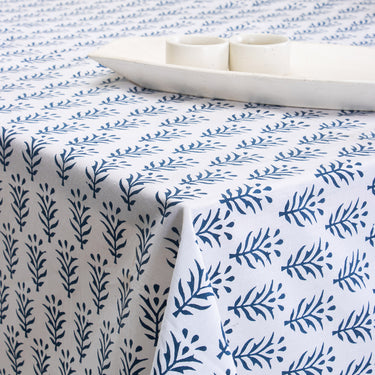 Handmade Floral Block Print Cotton Table Cover Cloth Online