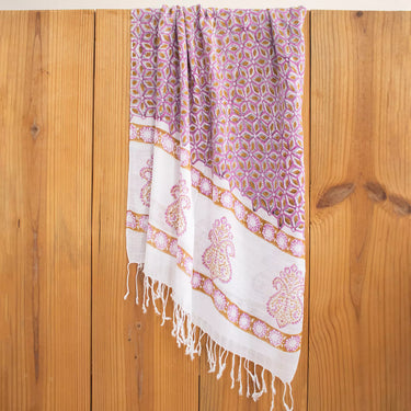 Beautiful Hand Blcok Print Stole For Women